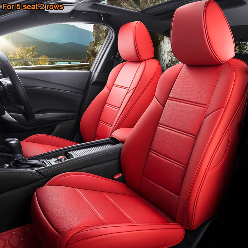 kokololee Custom Leather car seat cover For NISSAN Patrol Sunny QUEST Terra Navara NV200 Paladin KICKS MAXIMA Murano LANNIA seat - DreamWeaversStore