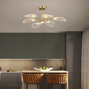 Modern Luxury Chandelier LED three colors dimming Living Room Dining Room Hotel Bedroom Home Indoor Lighting - DreamWeaversStore