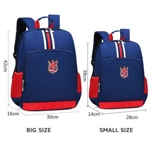 DORIKYDS Pupil Students Children England Style Backpack School Bags For Boys Bagpack Mochila Escolar Hombre Waterproof Backpacks - DreamWeaversStore