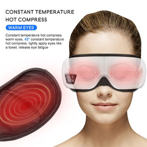 Eye Massager Pressure Therapy Bluetooth Electric Eyes Mask Massage Vibration Heating Air Pressure Beauty Eyes Care Tool Dropship - DreamWeaversStore