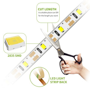 LED Strip With Motion Sensor DC5V SMD2835 Cabinet Lamp Tape Led Lights Waterproof Battery Conector Tira LED TV For Room Light - DreamWeaversStore