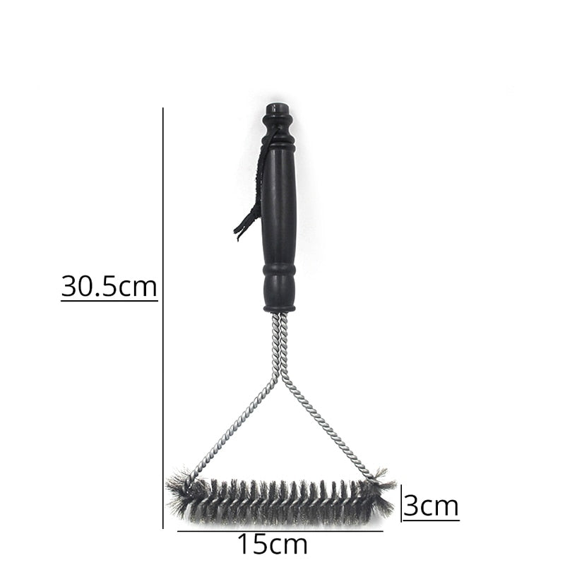 Grill Brush and Scraper, Best BBQ Cleaner, Perfect Tools for All Grill Types, Including Weber, Ideal Barbecue Accessories - DreamWeaversStore