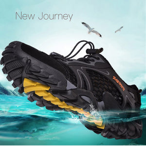 Water Sneakers Men Non Slip Hiking Climbing Aqua Shoes Beach Barefoot Upstream Shoes Seaside Footwear Male Outdoor Sport - DreamWeaversStore