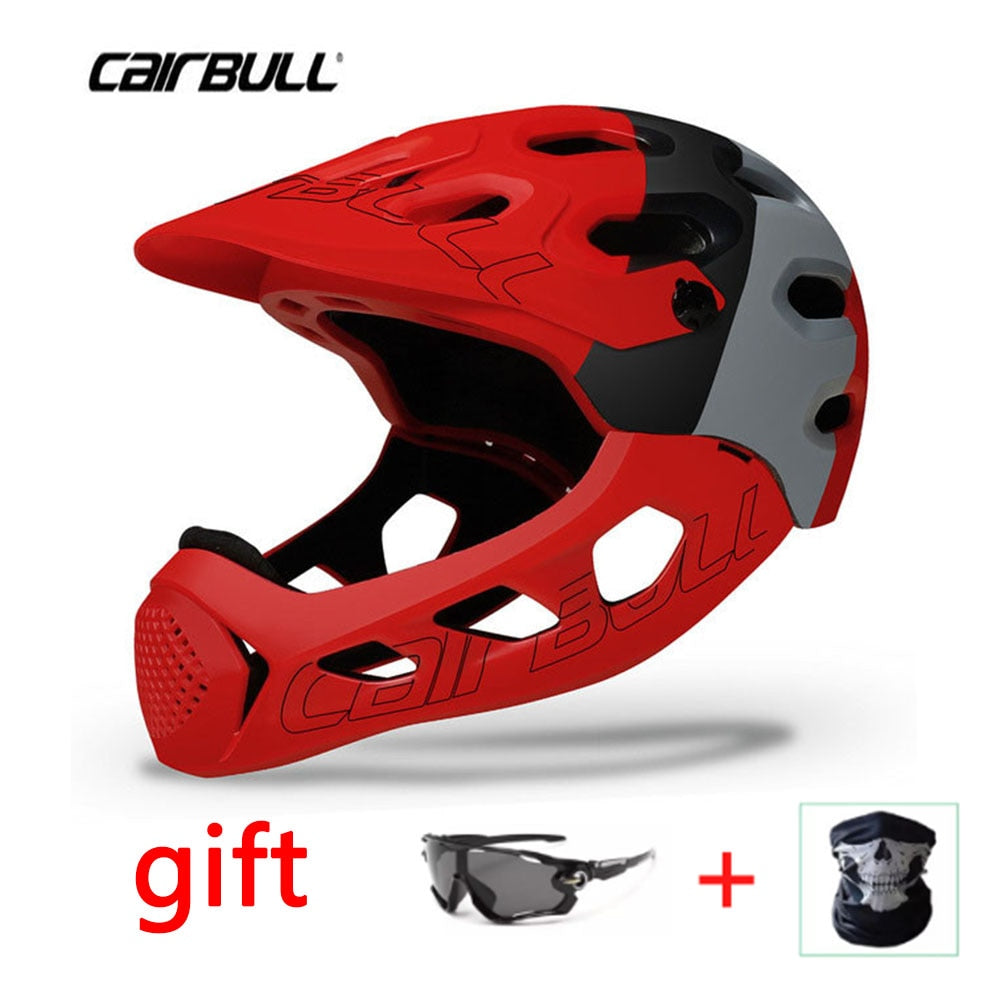 Cairbull ALLCROSS MTB new mountain cross-country bicycle full face helmet extreme sports safety helmet casco ciclismo bicicleta - DreamWeaversStore