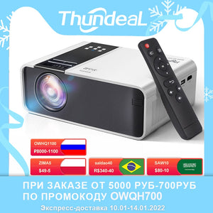 ThundeaL HD Mini Projector TD90 Native 1280 x 720P LED Android WiFi Projector Video Home Cinema 3D Smart Movie Game Proyector - DreamWeaversStore