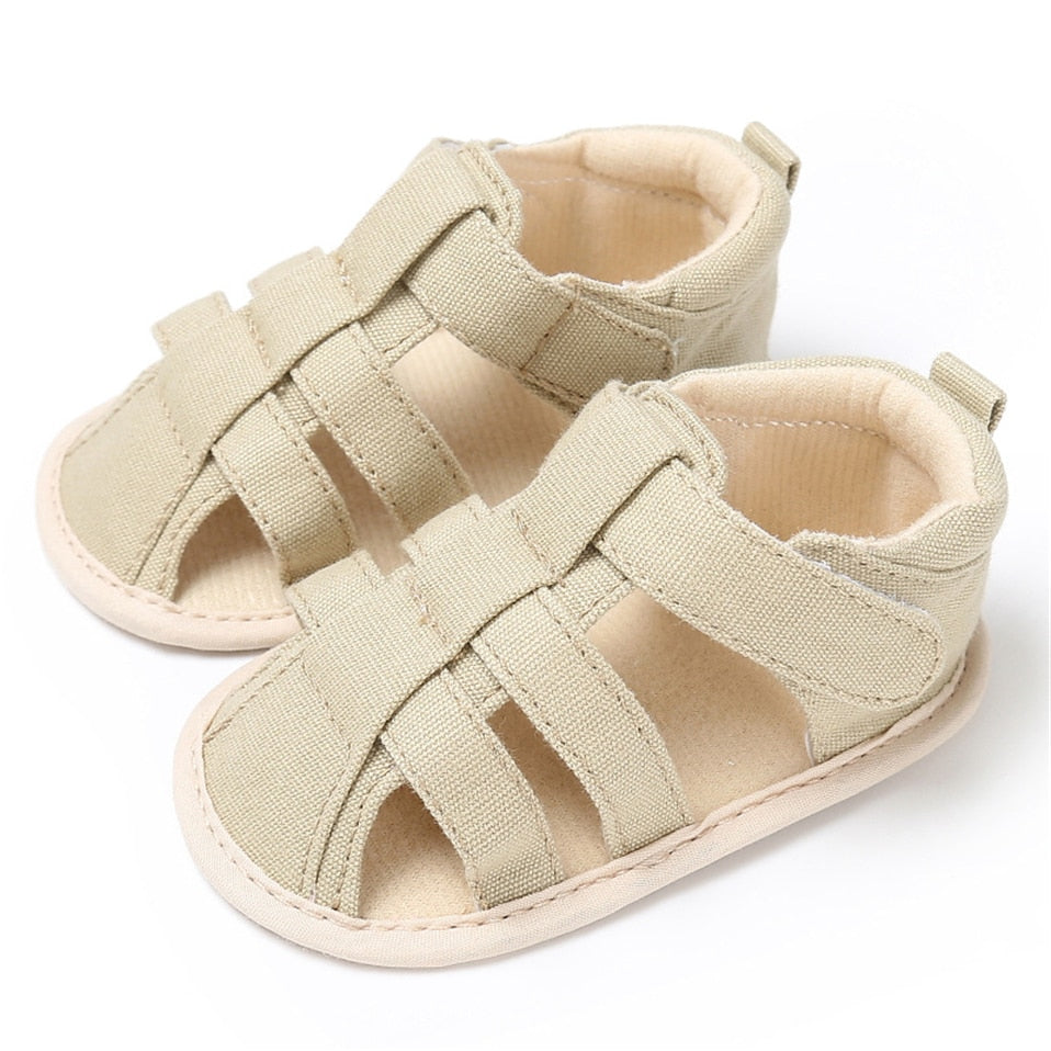2021 New Brand Toddler Infant Newborn Kids Baby Boys Canvas Soft Sole Crib Shoes Fashion Baby Shoes - DreamWeaversStore