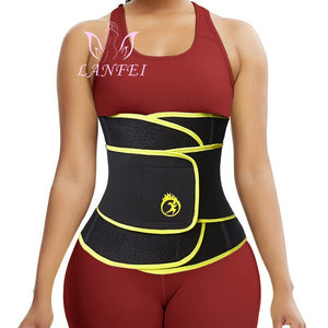 LANFEI Compression Strap Waist Trainers Belt for Women Slimming Sauna Weight Loss Neoprene Body Shaper Corset Hot Sweat Fat Burn - DreamWeaversStore