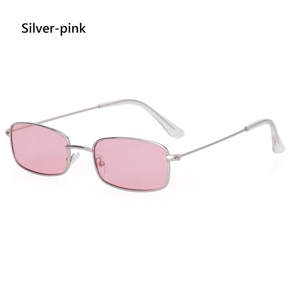 Small Frame Oval Sunglasses Gold Silver Frame Steampunk Vintage Festival Sun Glasses UV 400 Gradient Mirror Glasses New Fashion - DreamWeaversStore