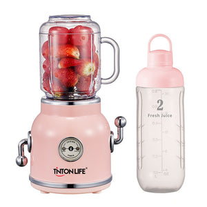 TINTONLIFE 220V Juicer Electric Multifunction Juice Blender Fruit Vegetables Food Maker With 550ml/600ml Portable Juice Cup - DreamWeaversStore