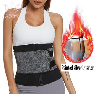 LANFEI Compression Strap Waist Trainers Belt for Women Slimming Sauna Weight Loss Neoprene Body Shaper Corset Hot Sweat Fat Burn - DreamWeaversStore