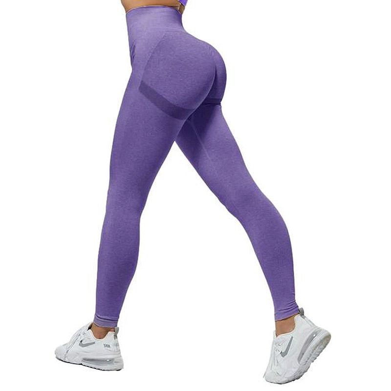 FITTOO Leggings Women Seamless Smile Sexy Leggins Mujer High Waist Push Up Women's Sports Pants Gym Exercise Female Clothing - DreamWeaversStore