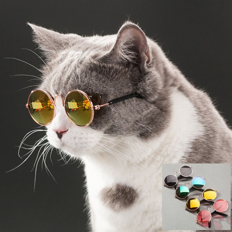 Pet Cat Glasses Dog Glasses Pet Products for Little Dog Cat Eye Wear Dog Sunglasses Photos Props Accessories Pet Supplies Toy - DreamWeaversStore