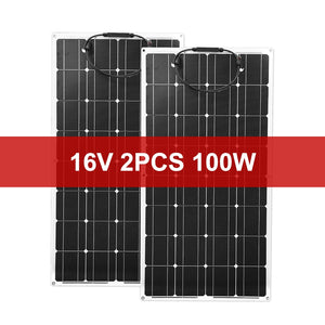 Dokio 18V 100W Flexible Monocrystalline Solar Panel For Car/Boat/ Home Solar Battery Can Charge 12V Waterproof Solar Panel China - DreamWeaversStore