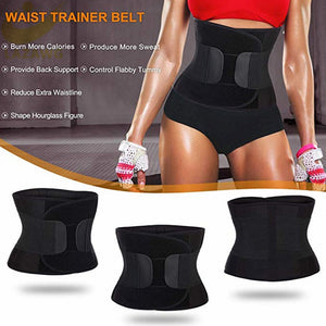 LAZAWG Women Waist Trainer Belt Tummy Control Waist Cincher Trimmer Sauna Sweat Workout Girdle Slim Belly Band Sport Girdle - DreamWeaversStore