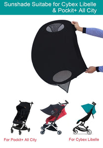 1:1 Tailor-made Baby Stroller Accessories Sun shade Sun Visor Extend Canopy Cover for Cybex Libelle and gb POCKIT+ All City - DreamWeaversStore