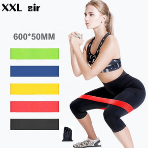 5 Level Fitness Workout Resistance Bands Yoga Pilates Sport Training Rubber Elastic Band Exercise Loop Gym Equipment Hip Circle - DreamWeaversStore