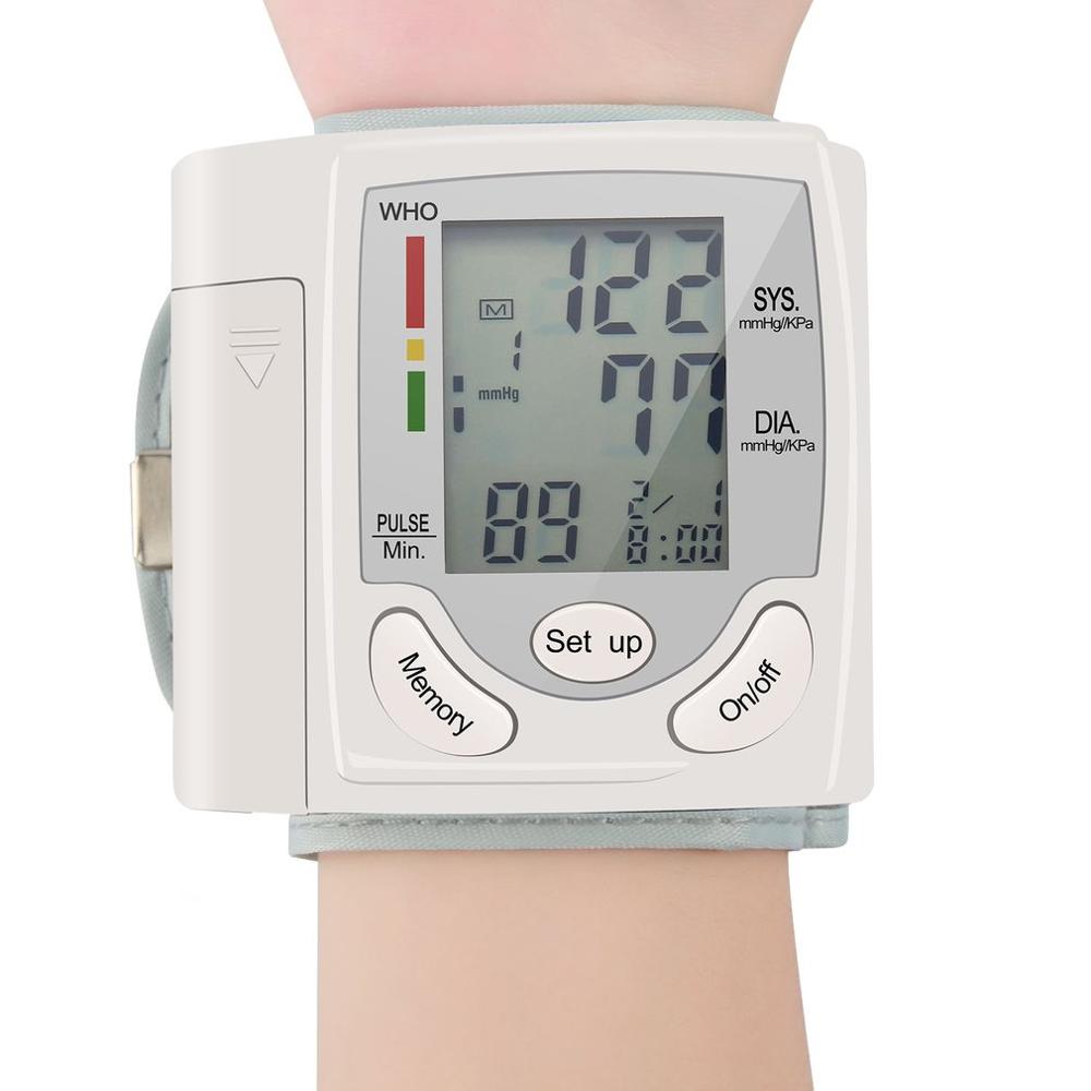 Automatic Wrist Blood Pressure Monitor Tonometer Meter Digital LCD Screen Portable Health Care Sphygmomanometer Worldwide Sale - DreamWeaversStore