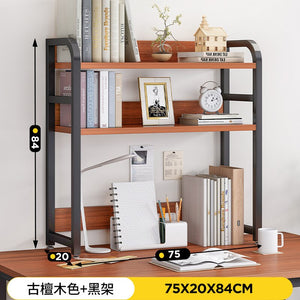 Desk storage shelf small bookshelf computer desktop storage shelf dormitory desk arrangement shelf multi-layer desk - DreamWeaversStore