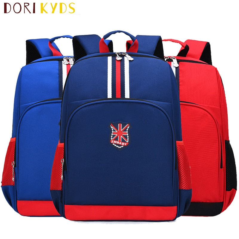 DORIKYDS Pupil Students Children England Style Backpack School Bags For Boys Bagpack Mochila Escolar Hombre Waterproof Backpacks - DreamWeaversStore