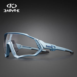 Kapvoe Photochromic Cycling Sunglasses Men Women Sport Road Mtb Mountain Bike Bicycle Glasses Cycling Glasses Eyewear Goggle - DreamWeaversStore