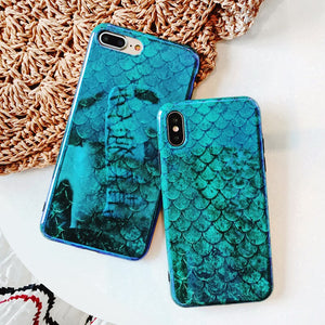 LOVECOM Blue-Ray Leopard Phone Case For iPhone 12 11 Pro Max 12 Mini XR XS Max X 7 8 6S Plus SE 2020 Soft IMD Phone Back Cover - DreamWeaversStore