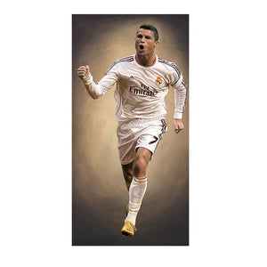 Football Stars Ronaldo Posters Print Canvas Painting Wall Art for Living Room Home Decor(No Frame) - DreamWeaversStore