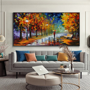 Modern Abstract Walking Down The Street Oil Painting  Print On Canvas Nordic Poster Wall Art Picture For Living Room Home Decor - DreamWeaversStore