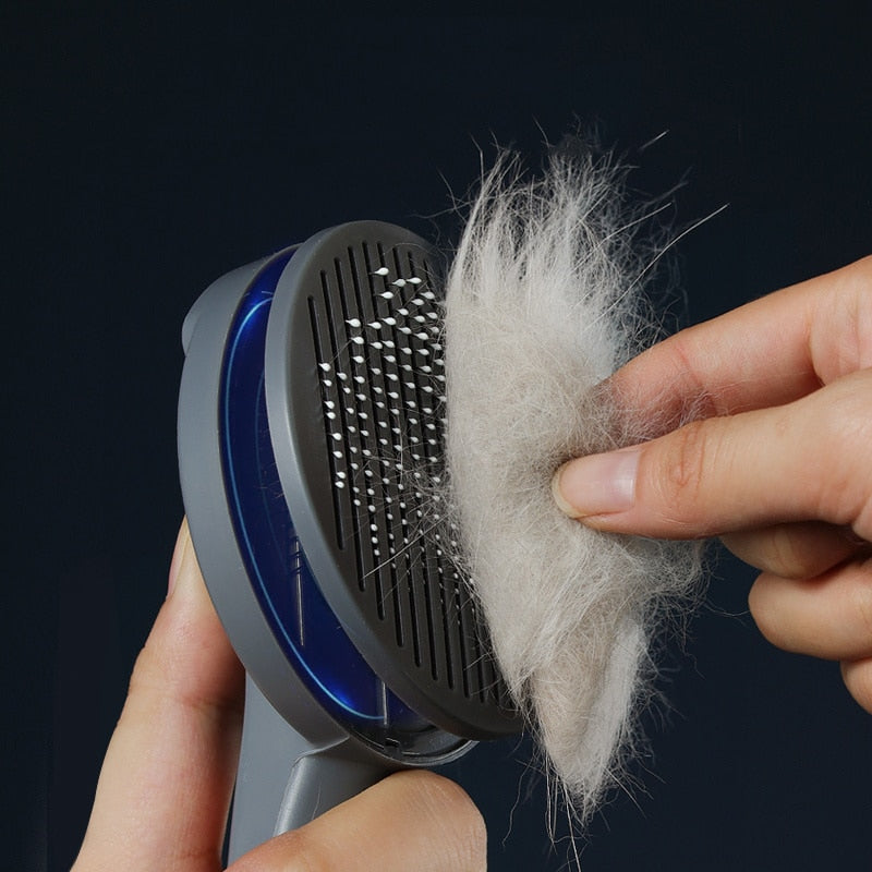 Cat Brush Dog Comb Hair Removes Pet Hair Comb For Cat Grooming Hair Cleaner Cleaning Beauty Products Self Cleaning Slicker Brush - DreamWeaversStore