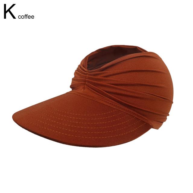 New Hat Women Summer Sun Visor Hat Women Girls Anti-UV Elastic Hollow Top Hat Outdoor Sun Hat Summer Hat Visor Caps For Ladies - DreamWeaversStore