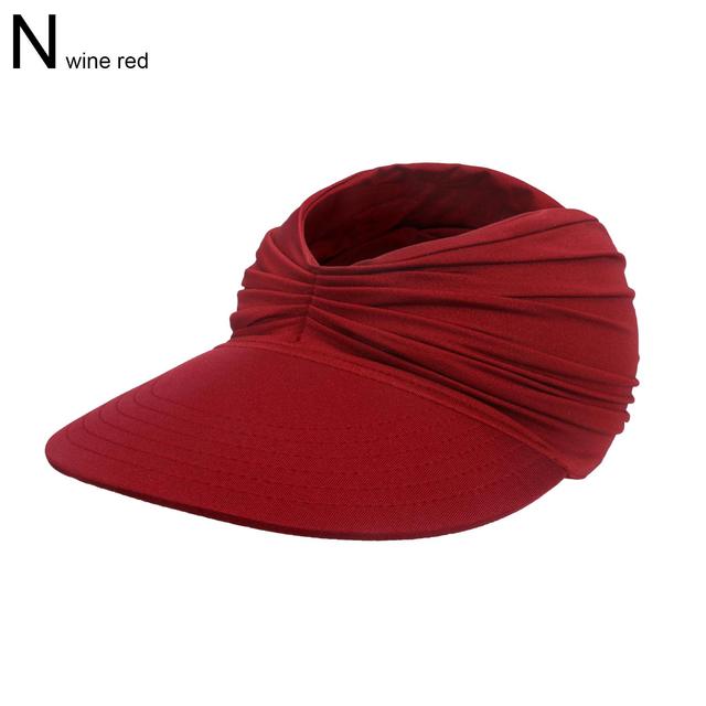 New Hat Women Summer Sun Visor Hat Women Girls Anti-UV Elastic Hollow Top Hat Outdoor Sun Hat Summer Hat Visor Caps For Ladies - DreamWeaversStore