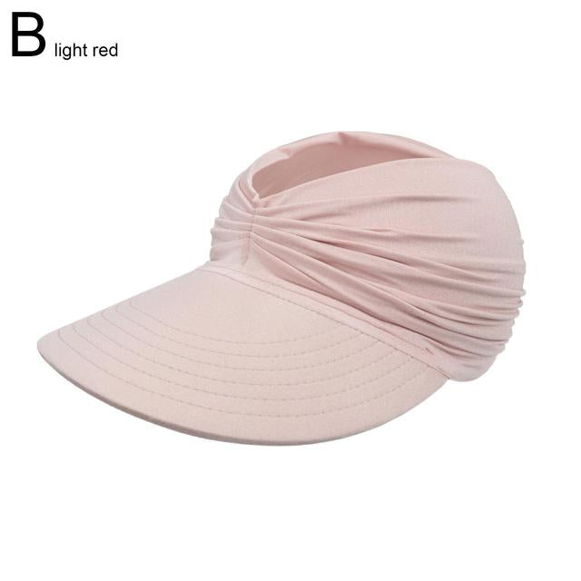 New Hat Women Summer Sun Visor Hat Women Girls Anti-UV Elastic Hollow Top Hat Outdoor Sun Hat Summer Hat Visor Caps For Ladies - DreamWeaversStore