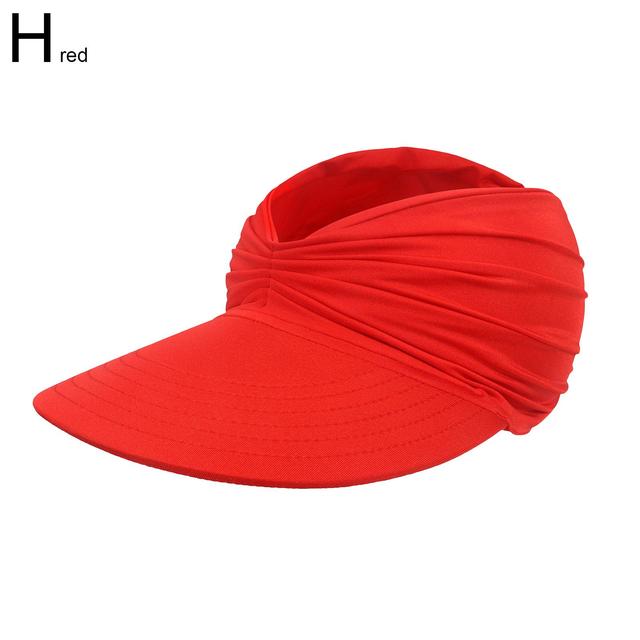 New Hat Women Summer Sun Visor Hat Women Girls Anti-UV Elastic Hollow Top Hat Outdoor Sun Hat Summer Hat Visor Caps For Ladies - DreamWeaversStore