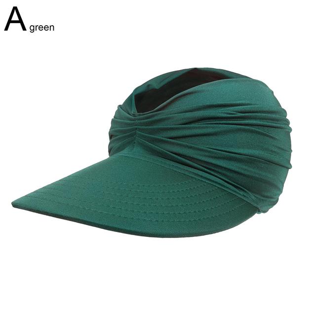 New Hat Women Summer Sun Visor Hat Women Girls Anti-UV Elastic Hollow Top Hat Outdoor Sun Hat Summer Hat Visor Caps For Ladies - DreamWeaversStore