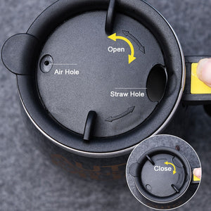 New Automatic Self Stirring Magnetic Mug 304 Stainless Steel Coffee Milk Mixing Cup Creative Blender Smart Mixer Thermal Cups - DreamWeaversStore