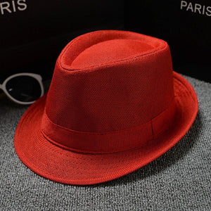 2018 England Retro Men's Fedoras Top Jazz Plaid Hat Spring Summer Autumn Bowler Hats Cap Classic Version chapeau Hats - DreamWeaversStore