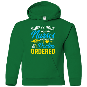 Nurses Rock Youth Hoodie - DreamWeaversStore