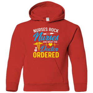 Nurses Rock Youth Hoodie - DreamWeaversStore