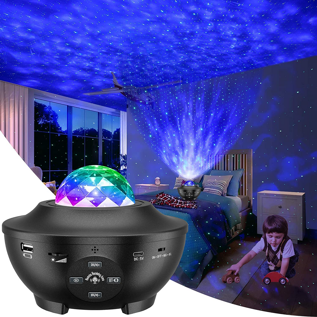 Smart Proyector De Cielo Estrellado Music USB LED Laser Aurora Galaxy Projector Galaxy Star Projector Star Projector for Bedroom - DreamWeaversStore