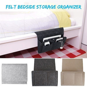 Felt Bedside Storage Organizer Anti-slip Bedside Bag Bed Sofa Side Pouch Hanging Couch Storage Bed Holder Pockets for Sofa - DreamWeaversStore