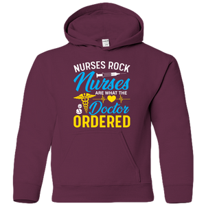 Nurses Rock Youth Hoodie - DreamWeaversStore