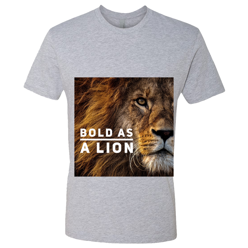 Bold as a Lion Next Level T-shirt - 100% combed ringspun cotton - Style 3600 - DreamWeaversStore