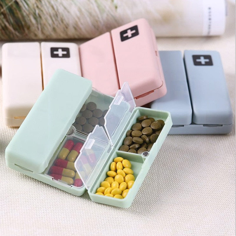 1PC Weekly Pill Box 7 Days Foldable Travel Medicine Holder Pill Box Tablet Storage Case Container Dispenser Organizer Tools - DreamWeaversStore