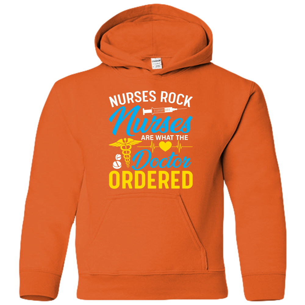 Nurses Rock Youth Hoodie - DreamWeaversStore