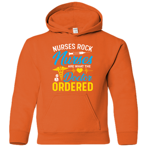 Nurses Rock Youth Hoodie - DreamWeaversStore