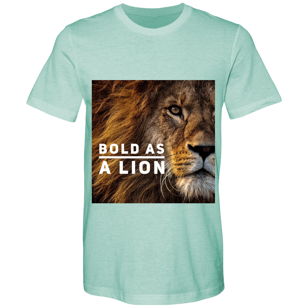 Bold as a Lion Bella Canvas Airlume combed and Ringspun cotton T-shirts - DreamWeaversStore