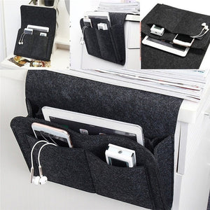 Felt Bedside Storage Organizer Anti-slip Bedside Bag Bed Sofa Side Pouch Hanging Couch Storage Bed Holder Pockets for Sofa - DreamWeaversStore