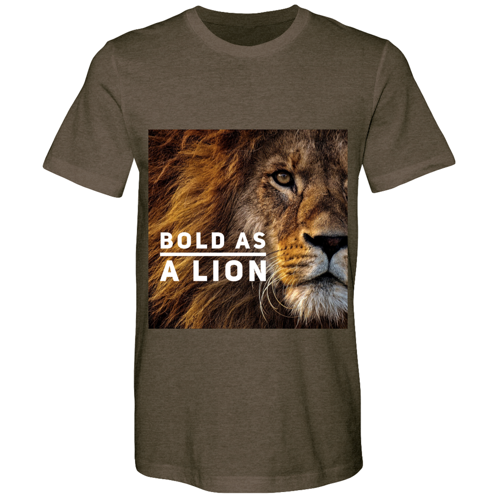 Bold as a Lion Bella Canvas Airlume combed and Ringspun cotton T-shirts - DreamWeaversStore