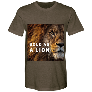 Bold as a Lion Bella Canvas Airlume combed and Ringspun cotton T-shirts - DreamWeaversStore