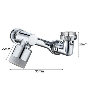 New Universal 1080° Rotation Extender Faucet Aerator Plastic Splash Filter Kitchen Washbasin Faucets Bubbler Nozzle Robotic Arm - DreamWeaversStore