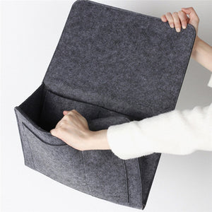 Felt Bedside Storage Organizer Anti-slip Bedside Bag Bed Sofa Side Pouch Hanging Couch Storage Bed Holder Pockets for Sofa - DreamWeaversStore